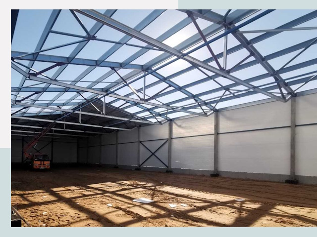 Строительство сенохранилищ в Новом Уренгое