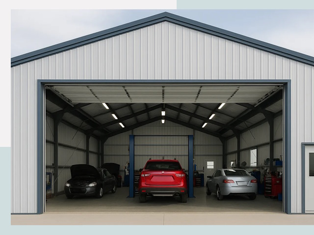 Ангары из сэндвич панелей от 624 руб. в Новый Уренгой