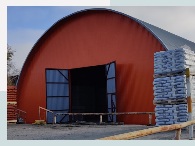 Полукруглые ангары по цене от 624 руб. в Новый Уренгой