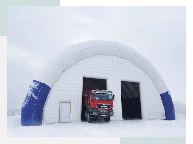 Мобильные ангары в Новом Уренгое