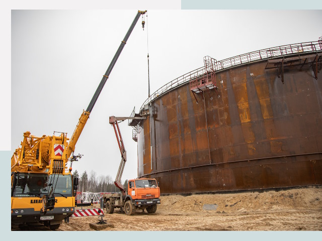 Монтаж резервуаров в Новом Уренгое от 624 руб. за м³