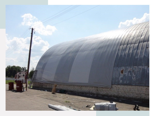 Ремонт ангаров в Новом Уренгое