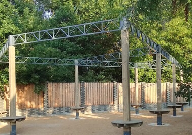 Терраса из металлоконструкций под ключ, проектирование, изготовление и монтаж от СтальСтрой-Нвг